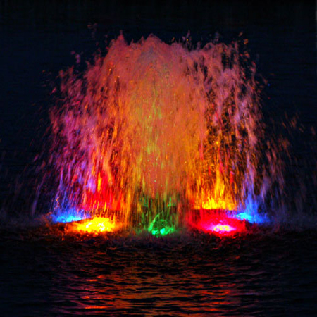 Подсветка цветная светодиодная для плавающих фонтанов "Celestial Fountains", 6 х 40 Вт